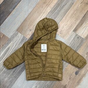 GAP Kids 2T Tan Puffer Jacket